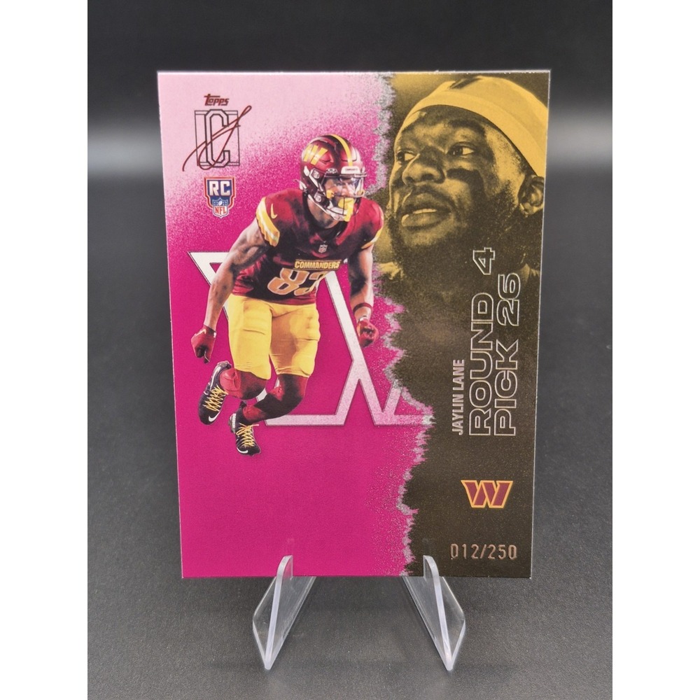 2025 Topps Signature Class Jaylin Lane #231 Rookie Magenta‎ /250 (RC) Commanders